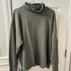 Olive Green Turtleneck Sweater